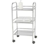 Wenko 12285100 desserte salle de bain 3 étages chrome G
