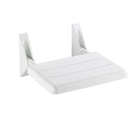Wenko 17937100 Siège de Douche Repliable Secura, Blanc, 32 x 36 x 19 cm
