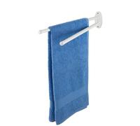 Wenko 18572100 Porte Serviette avec 2 Bras Mobils Oval Basis Basic
