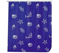 Wenko 19181100 Rideau de Douche 120 x 200 Bord de Mer Textile