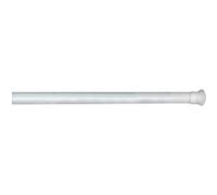 WENKO Barre de douche télescopique en chrome 70-115 cm - Ø 2 cm, Aluminium, 2 x 2 cm, Chromé