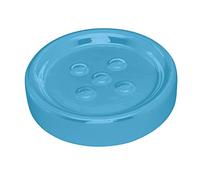 WENKO 19284100 Polaris Porte-Savon Céramique Bleu 11 x 11 x 11,5 cm