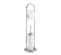 Wenko 19585100 Ensemble WC sur pied 22 x 80 cm Acier Spécial Blanc