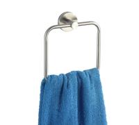 Wenko 19639100 Anneau Porte-Serviette Bosio Acier Inox