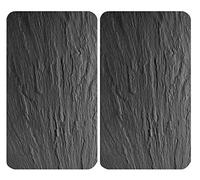 Wenko 2 Couvre-plaques Universel - Ardoise