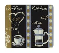 Wenko - 2 Couvres-plaques multi-usage Arome du café - 56 x 50 cm - Multicolore