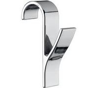 2 Crochets pour radiateurs sèche-serviettes - Gris chromé Argenté