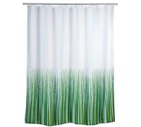 WENKO 20060100 Rideau de Douche en Textile Nature Anti Moisissure 180x200 cm