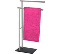 WENKO Porte-Serviettes Lima Acier INOX Porte-vêtements Satiné