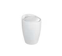 Wenko 20631100 intégré candy tabouret de douche avec sac à linge blanc