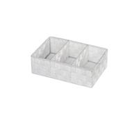 WENKO Adria Compartiment de rangement Rectangulaire Plastique, Polypropylène (PP) Blanc