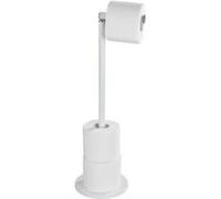 Wenko 21424100 porte-papier wc sur pied blanc mat dimensions 22,5 x 4 x 56 cm Blanc