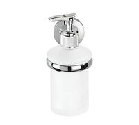 WENKO 22179100 Cuba Distributeur de Savon Zinc moulé Chromé 7 x 15 x 11,5 cm