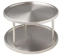 Wenko 2335100 plateau tournant acier affiné 2 étages G