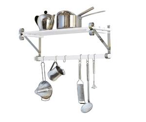 Wenko 2364100 Etagère Murale Vin et Verres Provence