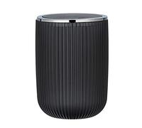 WENKO 24492100 Agropoli S Gris, Poubelle avec couvercle oscillant, 2 l, Plastique, 14,5 x 20 x 14,5 cm