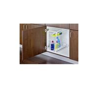 Wenko 2767010100 tablette coulissante 2 compartiments dimensions 47,5 x 24 x 28 cm