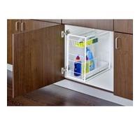 Wenko 2767010100 tablette coulissante 2 compartiments dimensions 47,5 x 24 x 28 cm G