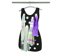 WENKO 43821080100 Rangement de Foulards/Ceintures Deep Black 49 x 29 x 1,5 cm