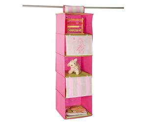 Wenko 4386011100 Princesse Colonne de Rangement à Suspendre 5 Compartiments