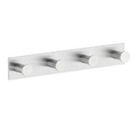 Wenko 4466590100 celano réglette de 4 crochets inox mat G