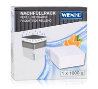 Wenko 50251100 Design Déshumidificateur Cube Recharge Orange 1000g