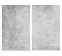 Wenko 53872100 Lot de 2 cache-plaques de cuisson en béton trempé Multicolore