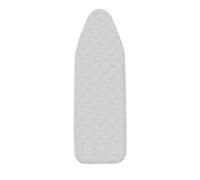 WENKO 65530800 Table Alu S, Housse de Planche à Repasser avec revêtement Aluminium, Rembourrage alvéolaire, Easy-Clip, Coton, Multicolore, 33 x 0 x 112 cm