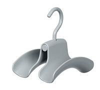 WENKO Accroche Sacs à Main Herkules S Lot de 3 pièces Set de 3 Crochets Doubles pour Les Sacs à Main, Le Porte-Sac Gris