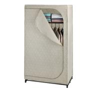 Wenko - Armoire penderie tissu Balance - L. 90 x H. 160 cm - Taupe - Balance Taupe G
