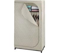 Wenko - Armoire penderie tissu Balance - L. 90 x H. 160 cm - Taupe