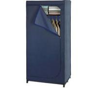 Wenko - Armoire penderie tissu Business - L. 75 x H. 160 cm - Bleu - Business Bleu foncé G
