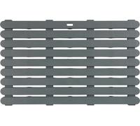 WENKO Badematte grau 50.0 x 80.0 cm