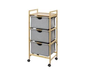 Wenko Bahari chariot multifonction sur roulettes 44x96 cm 62213100