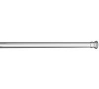WENKO Barre de douche télescopique en chrome 70-115 cm - Ø 2 cm, Aluminium, 2 x 2 cm, Chromé