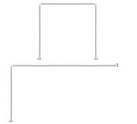 Maurer Barre pour rideau de douche 4042202 Cranberry 80 x 170 cm