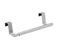 WENKO Barre Porte-Serviettes de Porte télescopique Porte-Serviette de Porte, Extensible, Porte-Serviette pour la Porte d'armoire Argent Mat