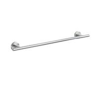WENKO Barre Porte-Serviettes Uno Bosio INOX Mat matériel de vissage pour Le Montage Mural Inclus Mat