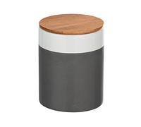 WENKO Boîte de Rangement Malta 0,95 l Boîte à provisions, boîte fraîcheur avec Couvercle en Bambou et Anneau en Silicone, étanche à l'air & arômes Frais Multicolore