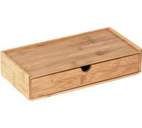 WENKO Boîte en bambou TERRA Rangement avec tiroir Salle de bains WC Cuisines Bureau Couloir