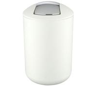 Wenko Brasil poubelle 6.5 l chrome-blanc 21207100