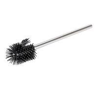 WENKO Brosse de rebord de rechange silicone avec manche en acier inox et nettoyant de rebord Brillant