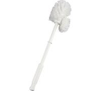 WENKO Brosse de rechange avec manche pour nettoyer les bords, blanc