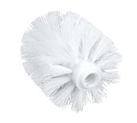 WENKO Brosse de rechange blanche avec adaptateur Ø 8,5 cm - Ø 8,5 cm, pour les ensembles WC, Plastique, 8.5 x 9.3 x 8.5 cm, Blanc