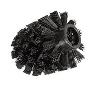 WENKO Brosse de rechange pour kits de toilette, tête de brosse en plastique avec brosse de toilette de rechange de 7,5 cm de diamètre, remplaçable, noire