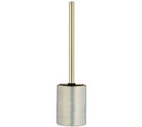 - Brosse WC design Nuria - Blanc et doré - Nuria