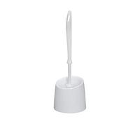 WENKO Brosse WC Economic blanc - Porte-brosse WC, Plastique, 11.5 x 36 x 11.5 cm, Blanc