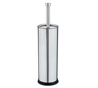 WENKO Brosse WC exclusif acier inox Porte-brosse WC Brillant