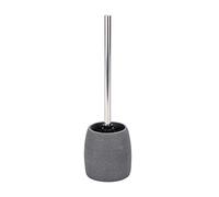WENKO Brosse WC Goa Gris - Porte-Brosse WC, Polyrésine, 11.8 x 38.5 x 11.8 cm, Gris
