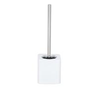 WENKO Brosse WC Hexa blanc mat En céramique haut de gamme blanche Blanc